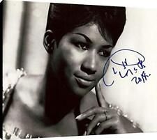 Floating Canvas Wall Art:  Aretha Franklin Autograph Print picture