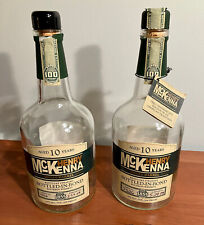 Lot of 2 EMPTY Henry McKenna Bourbon 10 Year Bonded Single Barrel Bottles picture