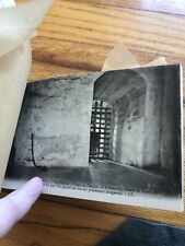 Antique 1910 POSTCARD LOT Castle Prison Dungeons, Torture Chamber Loches France picture