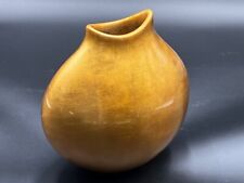 Vintage MCM Oleg Cassini Gold Leaf Lacquered Vase picture