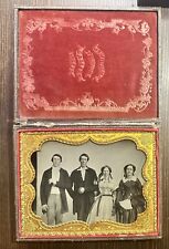 Half Plate Ambrotype by WILLIAMS, YORK PENNSYLVANIA Husbands & Wives 1850s Photo picture
