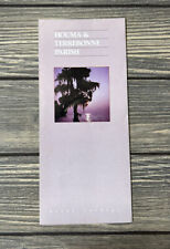 Vintage Houma & Terrebone Parish Bayou Country Houma Brochure Pamphlet picture