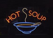 New Hot Soup Shop Open Beer Bar Neon Light Sign 24