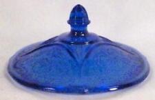 Blue Royal Lace Sugar Bowl Lid Only Depression Glass Hazel Atlas Good No Base picture