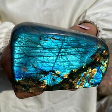 2lb Natural Flash Labradorite Quartz Crystal Freeform rough Mineral Healing picture