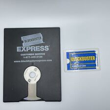 Vintage Blockbuster Express dvd & Membership Laminated Card Lot of 2 picture