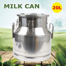 20L Stainless Steel Can Milk Can Wine Pail Bucket Jug with Silicone Seal Lid New picture