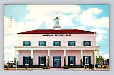 North Miami FL-Florida, American National Bank, Antique, Vintage c1957 Postcard picture