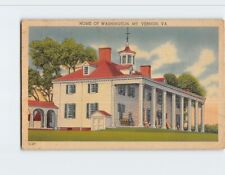 Postcard Home Of Washington Mount Vernon Virginia USA picture