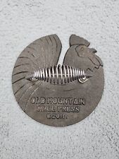 Old Mountain Grill Press/Bacon Rooster Shaped  7 1/2 