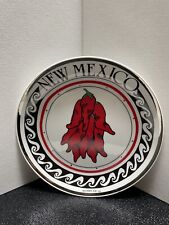 Vintage Ceramic New Mexico Red Chili Peppers Souvenir Plate Made in Korea 7.5 in picture
