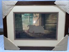Charlotte's Web Original Production Cel “SLEEPING” With Wood Framed picture
