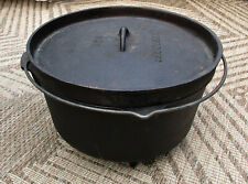 Texsport Cast Iron 3 Footed Dutch Oven w/ Lid 12