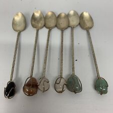 6 Piece Vintage H. Stern Joalheiros Brazil Cocktail Spoons picture