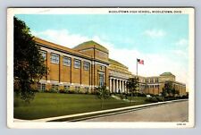 Middletown OH-Ohio, Panoramic Middletown High School, Antique Vintage Postcard picture
