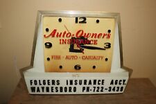 Vintage 1960's Auto Owners Car Insurance 21