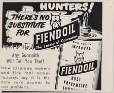 1954 Print Ad Fiendoil Rust Preventative Oil for Guns Hunting Gunsmith Approved picture