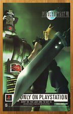 1997 Final Fantasy VII 7 PS1 Playstation 1 Vintage Print Ad/Poster Official Art picture