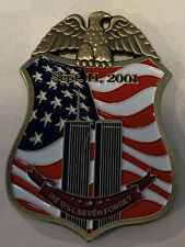 Rare DOJ FBI Badge Style 9-11 Rememberance  Challenge Coin picture