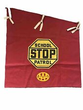 Rare Vintage School Safety Patrol Crossing Guard AAA Fabric Flag picture
