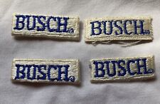 4 Small VTG Busch Beer Patches - NOS picture
