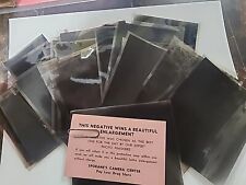Lot Of 34 Vintage 50s Negatives Family, Award Winning, Life, Military  picture