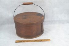 pantry box bent wood w/carry handle 11.5x6.5 in original 19th c 1800s antique  picture