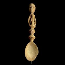 African Tribal Luba Songye Ritual Spoon Central African hand carved Home  -9355 picture