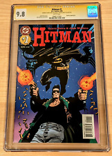 HITMAN #1 CGC 9.8 SS GARTH ENNIS GOLD INK SIGNATURE DC COMICS 1996 picture
