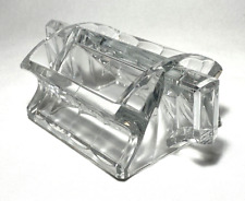 HEISEY ~ Antique Double Sectioned Glass Domino SUGAR CUBE HOLDER (Quator Clear) picture