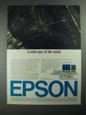 1987 Epson Computers and Printers Ad - Landscape of The Mind picture