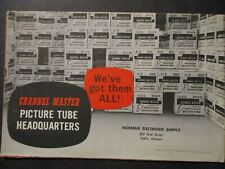 Channel Master Picture Tube Headquarters Substitution Guide picture