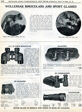 1941 Print Ad Wollensak Prism Binocular Allscope Commander Biascope Pockescope picture
