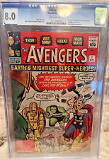Marvel's Avengers #1 1963 CGC 8.0 Off White Pages Origin And 1st Appearance picture