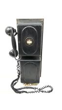 Antique 1930s Automatic Electric Co Railroad Phone Art Deco Steam Punk Monophone picture