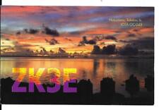QSL 2014 Tokelau Island   radio card    picture