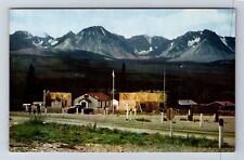 Haines Junction BC-British Columbia Canada, Alaska Highway, Vintage Postcard picture