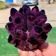 473g New Find purple PhantomQuartz Crystal Cluster MineralSpecimen picture