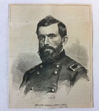 1864 magazine engraving ~ GENERAL JAMES C RICE picture
