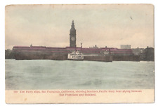 The Ferry Slips-San Francisco, California CA-antique unposted German postcard picture