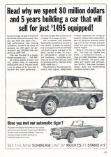 1964 Sunbeam Imp and Tiger - Classic Vintage Car Advertisement Ad J49 picture