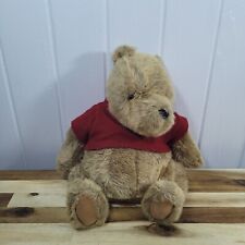 Gund Disney Classic Winnie the Pooh Plush Stuffed Animal Red Sweater Vintage 12