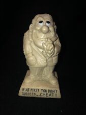 Russ Berrie If At First You Don’t Succeed Humor Desk Decor 6 Inch 1974 VTG picture
