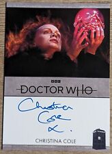 2023 Rittenhouse Doctor Who Series 1-4 Bordered Autograph Card Christina Cole picture