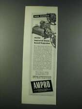 1947 Ampro Premier-20 16mm Movie Projector Ad - New Features picture