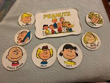 PEANUTS TIN PLATES VINTAGE 1960’s picture