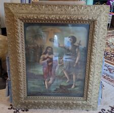 Absolutely Gorgeous Antique Ornate Victorian  Decorative Wooden Frame picture