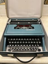 Vintage Underwood 314 Blue Typewriter in Case picture