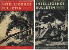 Bulk Digital Historic 12 Issues Intelligence Bulletin September 1944 - July 1945 picture