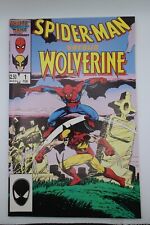 Spider-Man Vs. Wolverine #1 (Marvel Comics February 1987) EXCELLENT CONDITION picture
